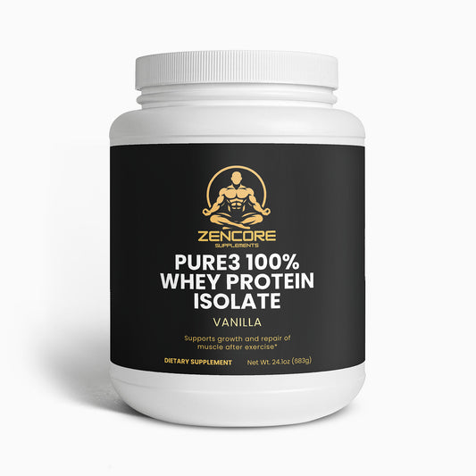 Pure3 100% Whey Protein Isolate (Vanilla)